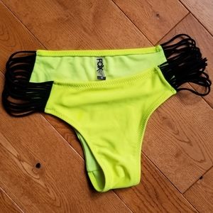 FOX Racing Bikini Bottom: Sz Med Neon Yellow